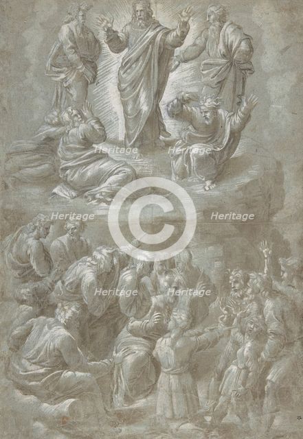The Transfiguration, after Raphael, 1511-51. Creator: Biagio Pupini.