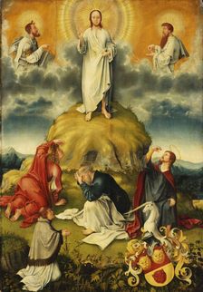The Transfiguration of Christ. Epitaph of Johannes Göckerlein , ca 1515. Creator: Apt, Jacob (1485-1518)