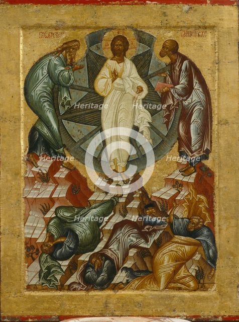 The Transfiguration of Jesus, 1497. Artist: Russian icon  