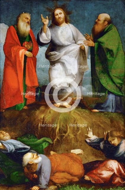 The Transfiguration of Jesus, 1518. Creator: Pordenone, Giovanni Antonio (1483-1539).