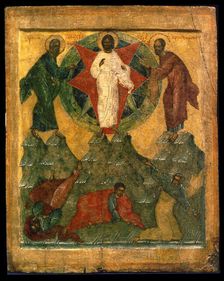 The Transfiguration of Jesus Russian icon, early 16th century