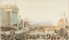 The Translation of the Ashes of Napoleon: 15 December, 1840, c. 1842. Creator: Eugene Louis Lami