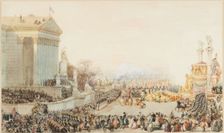 The Translation of the Ashes of Napoleon: 15 December, 1840, c. 1842. Creator: Eugene Louis Lami