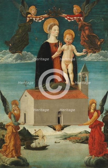 The Translation of the Holy House of Loreto, ca. 1510. Creator: Saturnino Gatti.