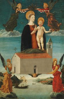 The Translation of the Holy House of Loreto, ca. 1510. Creator: Saturnino Gatti