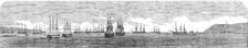 The Transport Fleet Embarking the Troops, at Varna, 1854. Creator: Unknown
