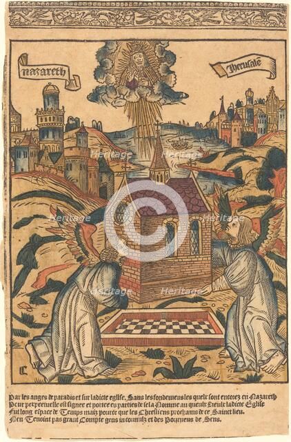 The Transportation of the Holy House of Loreto, 1494. Creator: Unknown.