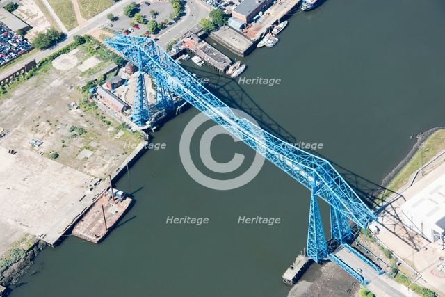 The Transporter Bridge over the River Tees, Middlesbrough, 2018. Creator: Emma Trevarthen.