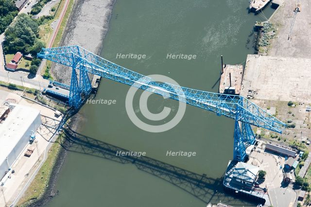 The Transporter Bridge over the River Tees, Middlesbrough, 2018. Creator: Emma Trevarthen.