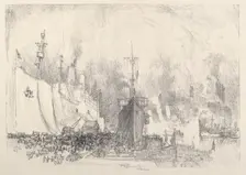 The Transports, 1917. Creator: Joseph Pennell