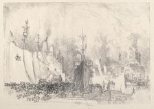 The Transports, 1917. Creator: Joseph Pennell