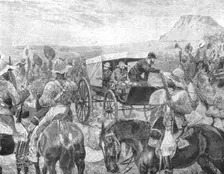 The Transvaal War, 1881: President Brand Making the Declaration of Peace at Laing's Nek (1901). Creator: Unknown