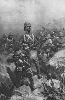 The Transvaal War, 1899-1901: A Sharp Engagement (1901). Creator: Unknown