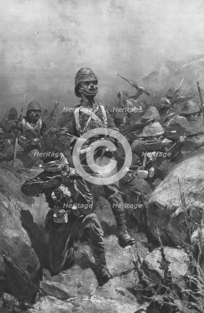'The Transvaal War, 1899-1901: A Sharp Engagement', (1901).  Creator: Unknown.