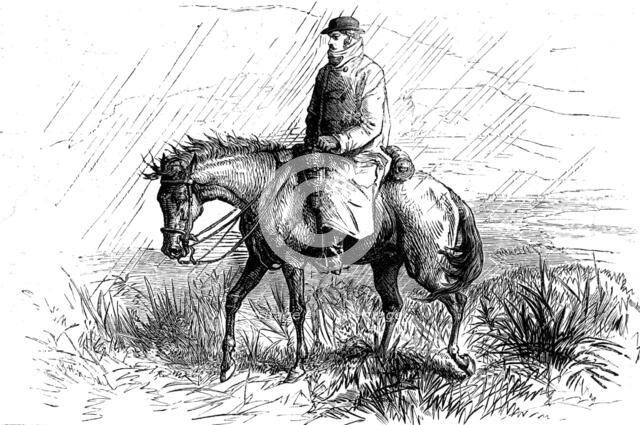 The Transvaal War: our special artist on his way to the front, 1881.  Creator: Unknown.