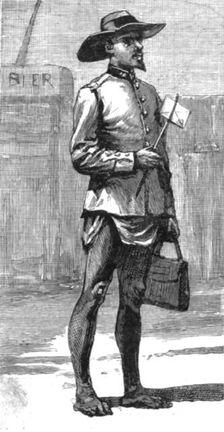 'The Transvaal Gold Fields and how to reach them--The Marabastad Post Arrives 1890. Creator: Unknown