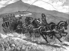 The Transvaal Goldfields and how to reach them--by Coach, Eight in Hand 1890. Creator: Unknown