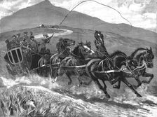 The Transvaal Goldfields and how to reach them--by Coach, Eight in Hand 1890. Creator: Unknown