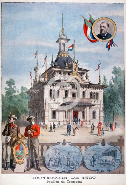 The Transvaal pavilion at the Universal Exhibition of 1900, Paris, 1900. Artist: Unknown