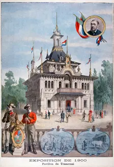 The Transvaal pavilion at the Universal Exhibition of 1900, Paris, 1900