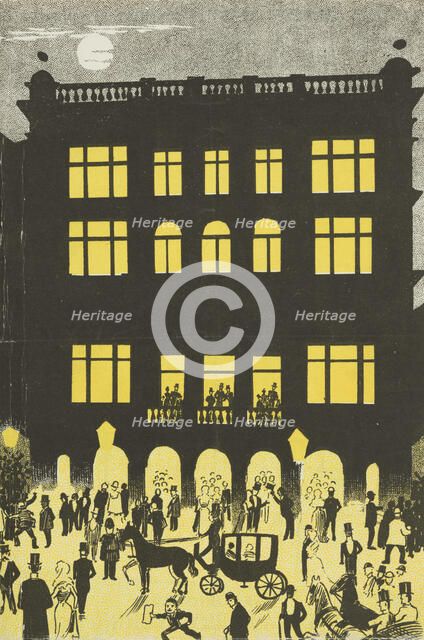 The Trafalgar Square Theatre by Night, late 19th century. Creator: Unknown.