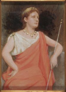 The Tragedy, study after Miss Dudlay, c1884. Creator: Joseph Blanc