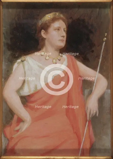 The Tragedy, study after Miss Dudlay, c1884. Creator: Joseph Blanc.