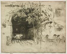 The Traghetto, 1880. Creator: James McNeill Whistler (American, 1834-1903)