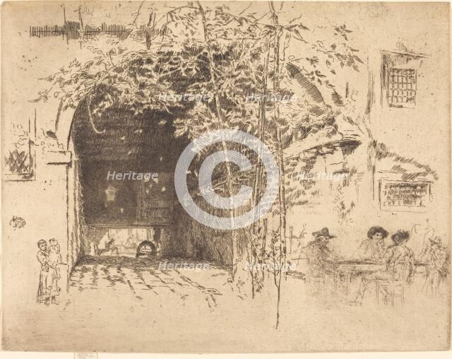 The Traghetto, No.II, 1879/1880. Creator: James Abbott McNeill Whistler.