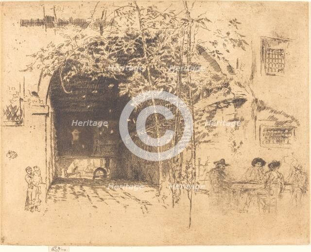 The Traghetto, No.II, 1880. Creator: James Abbott McNeill Whistler.