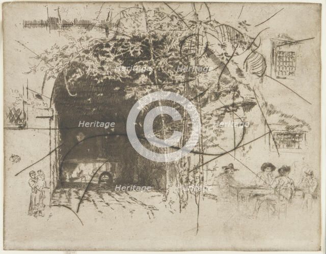 The Traghetto, No. 2, 1879-1880. Creator: James Abbott McNeill Whistler.