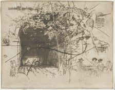 The Traghetto, No. 2, 1879-1880. Creator: James Abbott McNeill Whistler