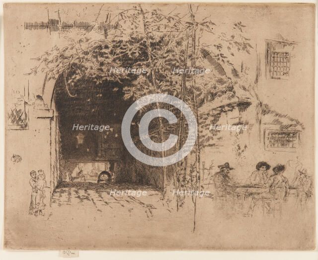 The Traghetto, No. 2, 1879-1880. Creator: James Abbott McNeill Whistler.