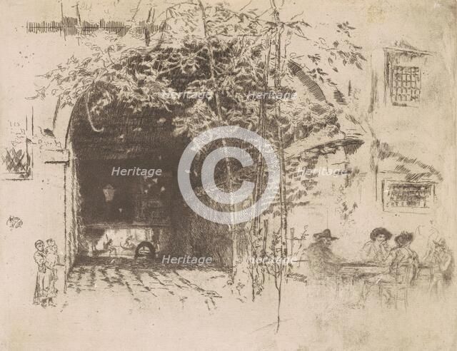 The Traghetto, No. 2, 1880. Creator: James Abbott McNeill Whistler.