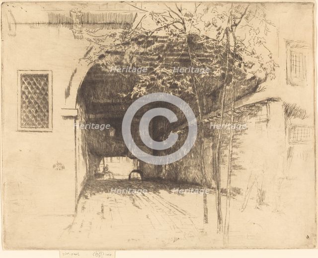The Traghetto, No.I, 1879/1880. Creator: James Abbott McNeill Whistler.