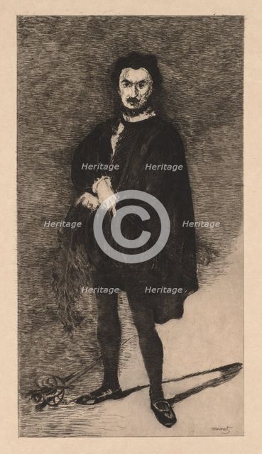 The Tragic Actor, 1866. Creator: Edouard Manet (French, 1832-1883).