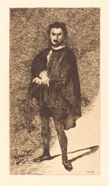 The Tragic Actor (L'acteur tragique), 1866. Creator: Edouard Manet