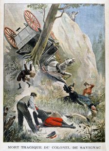 The tragic death of Colonel de Savignac, 1901