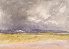 The train on the coast 1850. Creator: David Cox the Elder