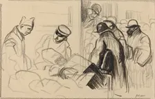 The Train for Berne, c. 1914/1919. Creator: Jean Louis Forain