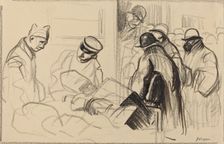 The Train for Berne, c. 1914/1919. Creator: Jean Louis Forain