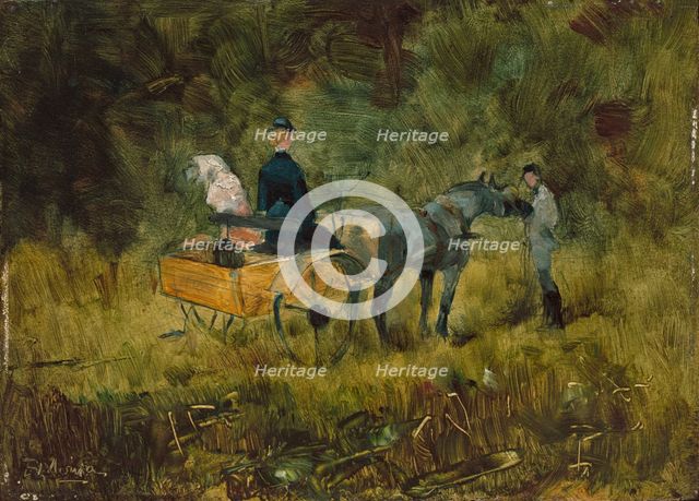 The Trap, 1880. Creator: Henri de Toulouse-Lautrec.