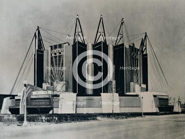 The Travel and Transport Building, 1932 (1933).  Artist: Unknown.