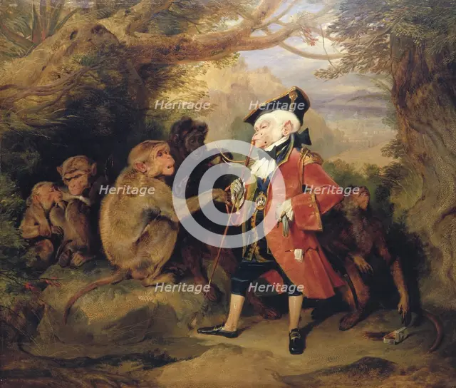 'The Travelled Monkey', 1827. Artist: Edwin Henry Landseer