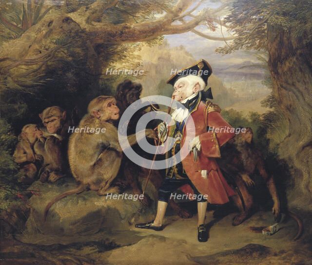 'The Travelled Monkey', 1827. Artist: Edwin Henry Landseer