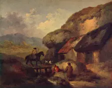 The Traveller c1795. Artist: George Morland
