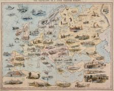 The Travellers, or a Tour through Europe 1842. Creators: W Clerk, William Spooner