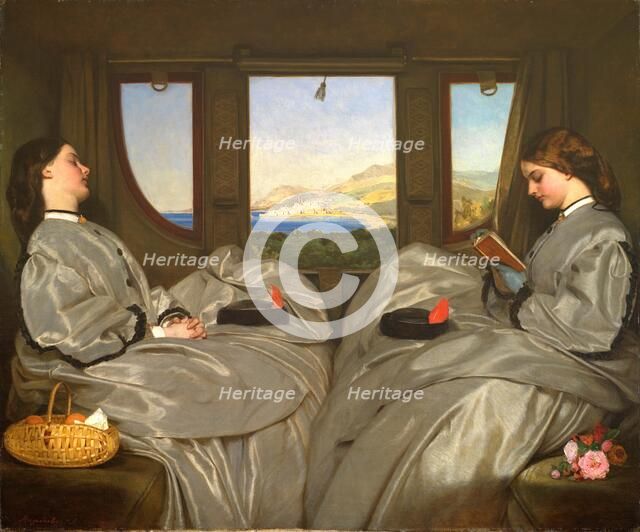 The Travelling Companions, 1862. Creator: Egg, Augustus Leopold (1816-1863).