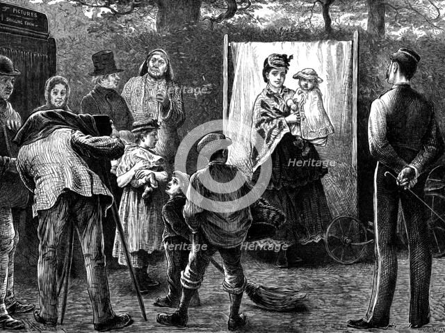 The Travelling Photographer, 1873. Creator: Jenkin.