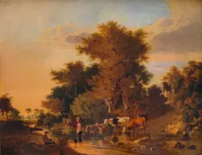 The Travelling Tinker c1829, (1938). Artist: George Vincent